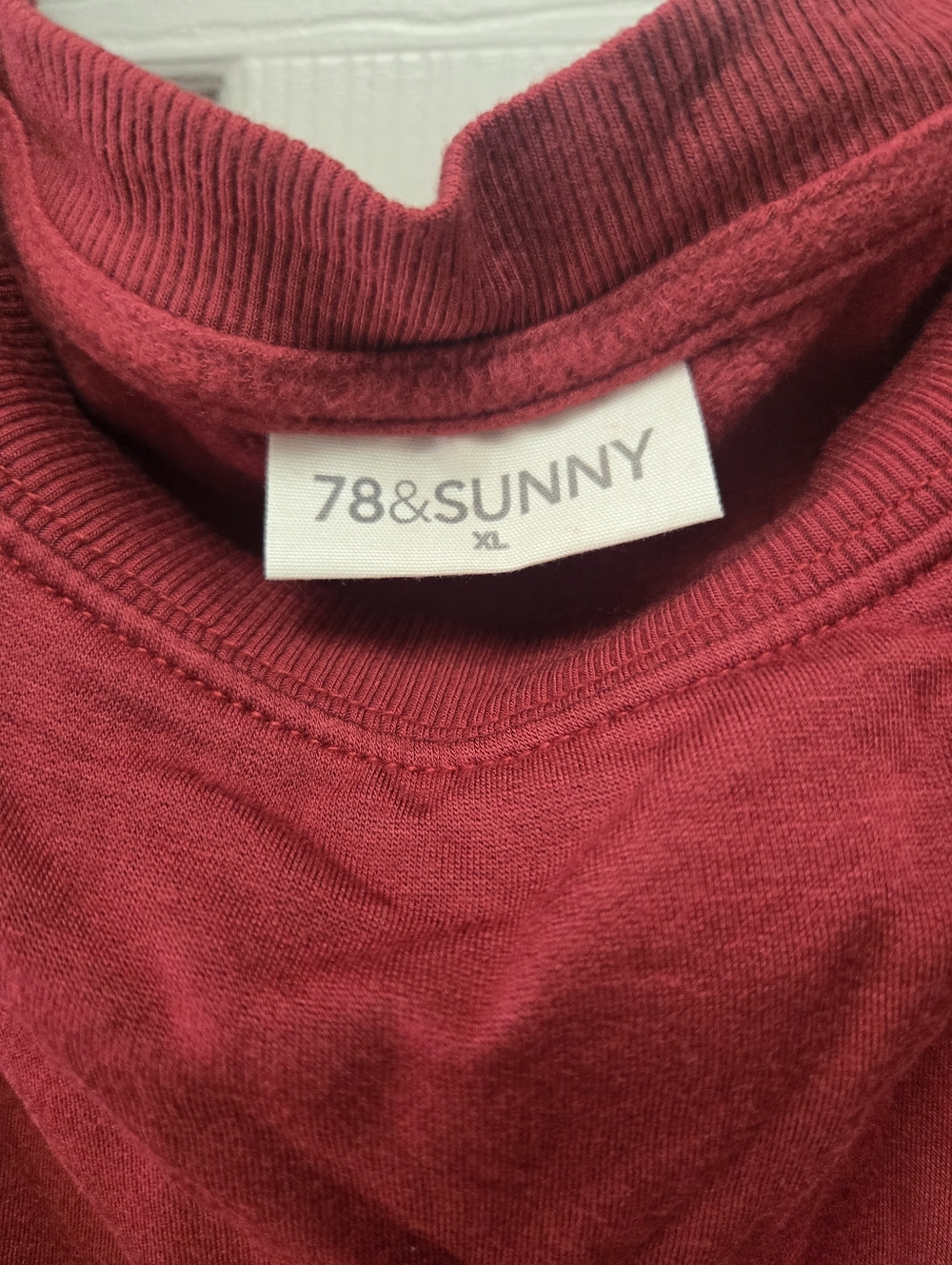 78 & Sunny Off Shoulder Sweatshirt - Picture 2 of 3
